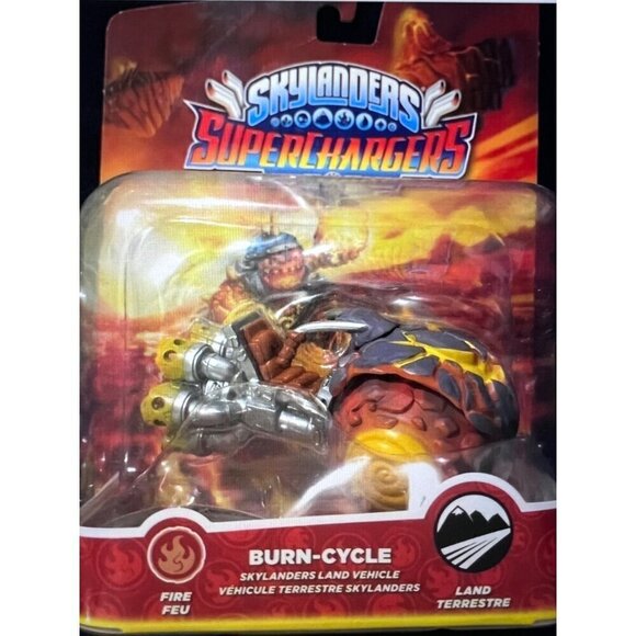 Lot of 3 New Toys Skylander Superchargers Burn Cycle Land Vehicle Stickers USA - Picture 4 of 5